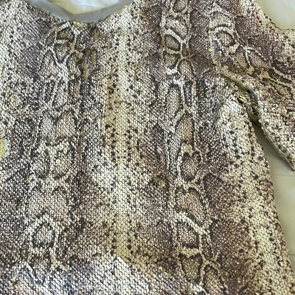 Ramy Brook snake sequin top - Picture 4 of 11